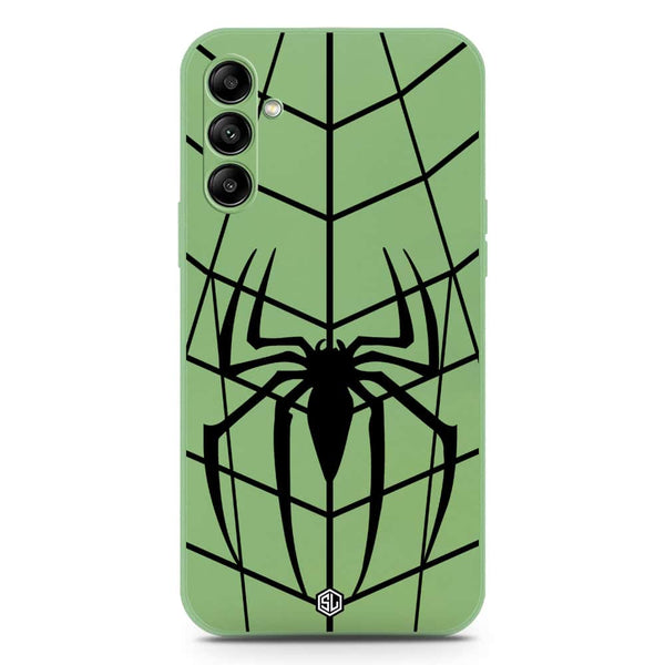 X-Spider Design Soft Phone Case - Silica Gel Case - LightGreen - Samsung Galaxy A24 4G