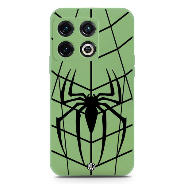 X-Spider Design Soft Phone Case - Silica Gel Case - LightGreen - OnePlus 10 Pro