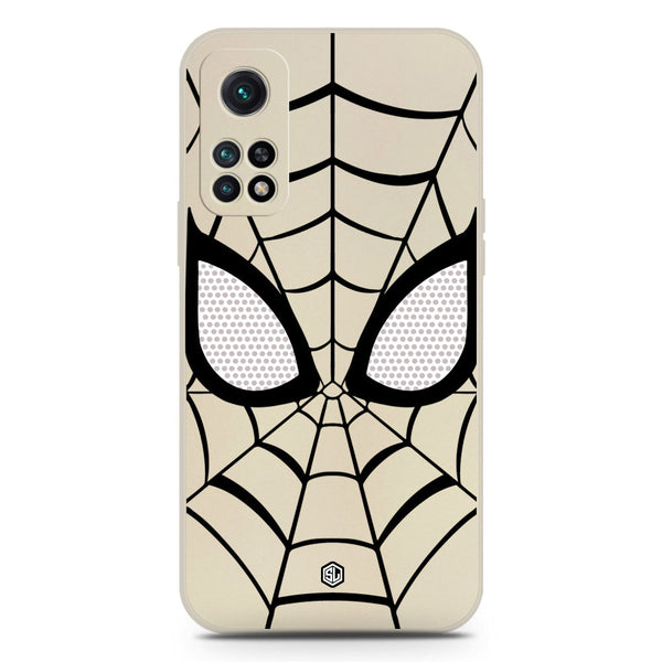 Cool Spider Design Soft Phone Case - Silica Gel Case - Offwhite - Xiaomi Redmi K30S