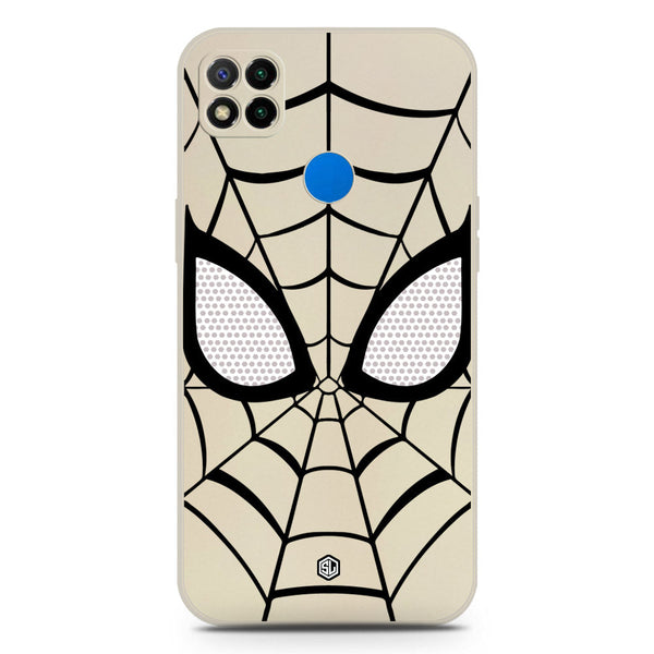 Cool Spider Design Soft Phone Case - Silica Gel Case - Offwhite - Xiaomi Redmi 10A