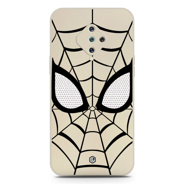 Cool Spider Design Soft Phone Case - Silica Gel Case - Offwhite - Vivo Y51 (2020 September)
