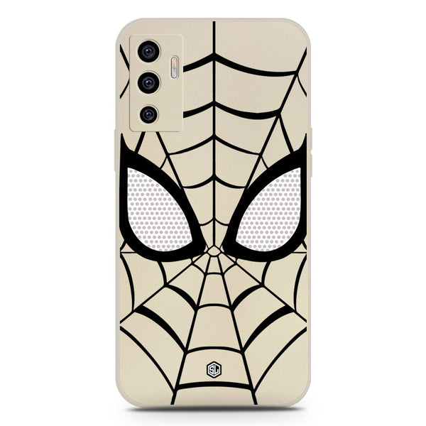 Cool Spider Design Soft Phone Case - Silica Gel Case - Offwhite - Vivo S10e