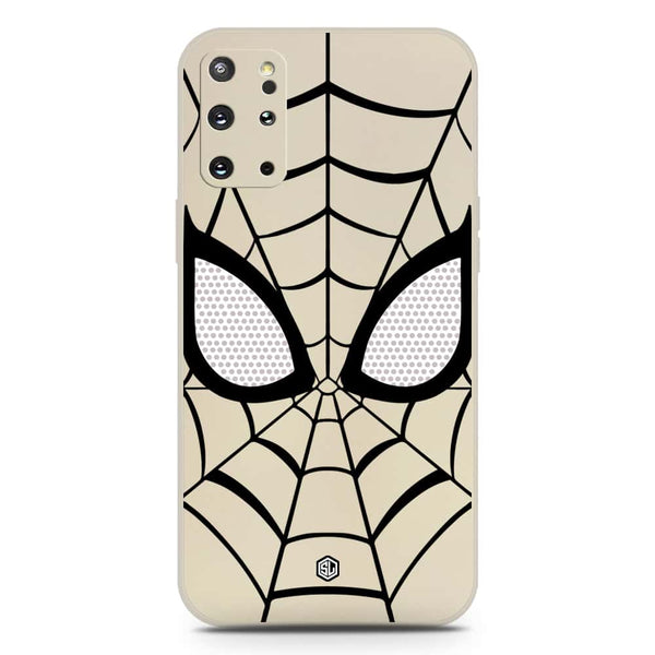 Cool Spider Design Soft Phone Case - Silica Gel Case - Offwhite - Samsung Galaxy S20 Plus