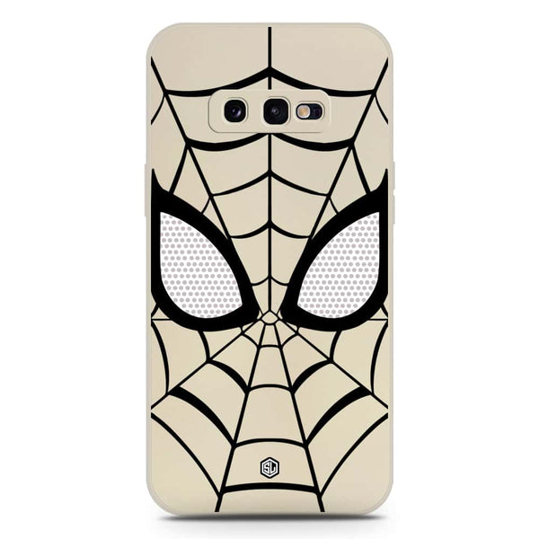 Cool Spider Design Soft Phone Case - Silica Gel Case - Offwhite - Samsung Galaxy S10e