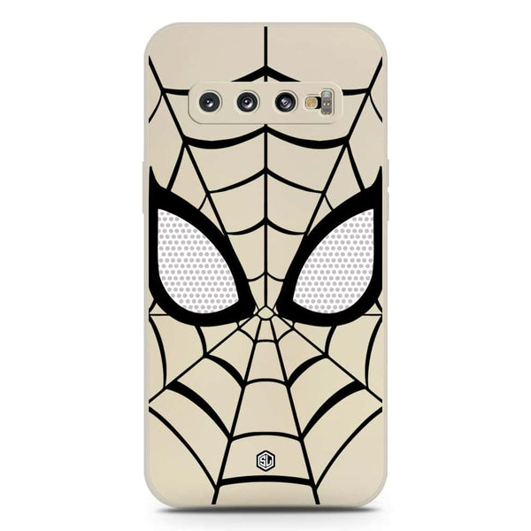 Cool Spider Design Soft Phone Case - Silica Gel Case - Offwhite - Samsung Galaxy S10