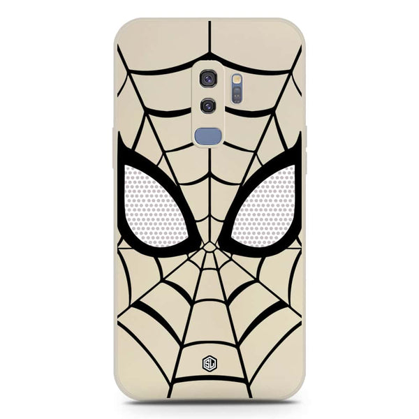 Cool Spider Design Soft Phone Case - Silica Gel Case - Offwhite - Samsung Galaxy S9 Plus