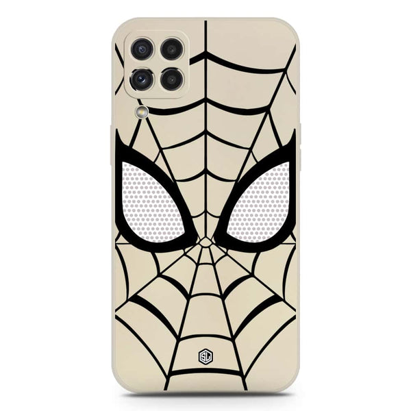 Cool Spider Design Soft Phone Case - Silica Gel Case - Offwhite - Samsung Galaxy M32
