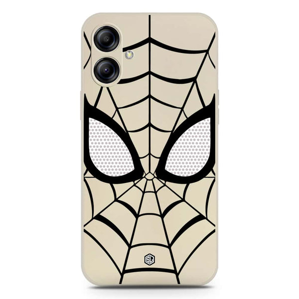 Cool Spider Design Soft Phone Case - Silica Gel Case - Offwhite - Samsung Galaxy M04 4G