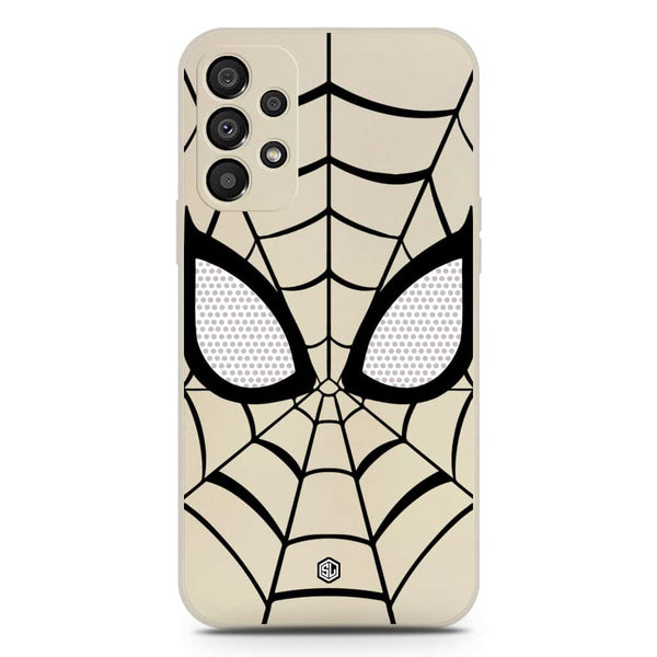 Cool Spider Design Soft Phone Case - Silica Gel Case - Offwhite - Samsung Galaxy A53 5G