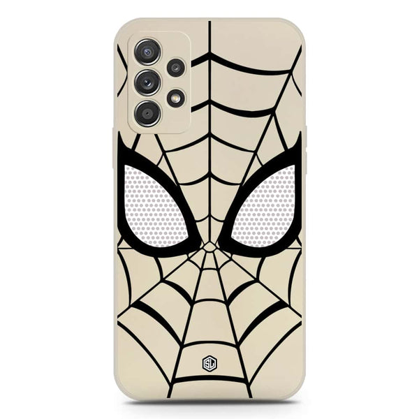 Cool Spider Design Soft Phone Case - Silica Gel Case - Offwhite - Samsung Galaxy A52