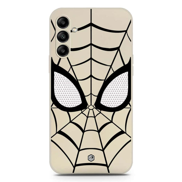 Cool Spider Design Soft Phone Case - Silica Gel Case - Offwhite - Samsung Galaxy A24 4G