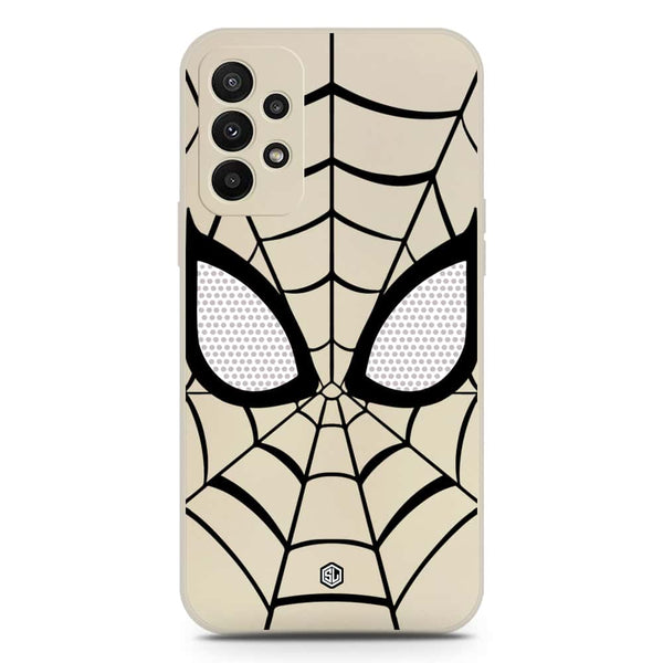 Cool Spider Design Soft Phone Case - Silica Gel Case - Offwhite - Samsung Galaxy A23