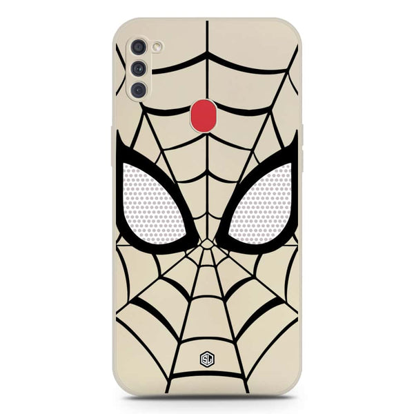 Cool Spider Design Soft Phone Case - Silica Gel Case - Offwhite - Samsung Galaxy A11