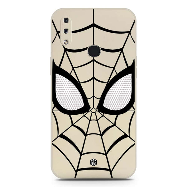 Cool Spider Design Soft Phone Case - Silica Gel Case - Offwhite - Samsung Galaxy A10s