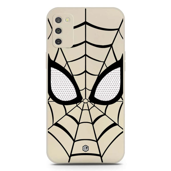 Cool Spider Design Soft Phone Case - Silica Gel Case - Offwhite - Samsung Galaxy A03s