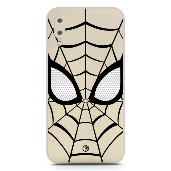 Cool Spider Design Soft Phone Case - Silica Gel Case - Offwhite - Samsung Galaxy A02