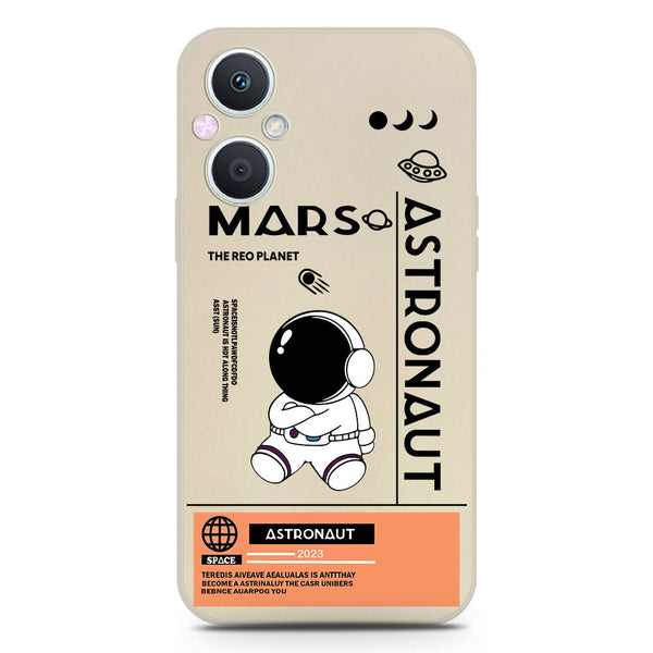 Astronaut Series Soft Phone Case - Silica Gel Case - Offwhite - OnePlus Nord N20 5G