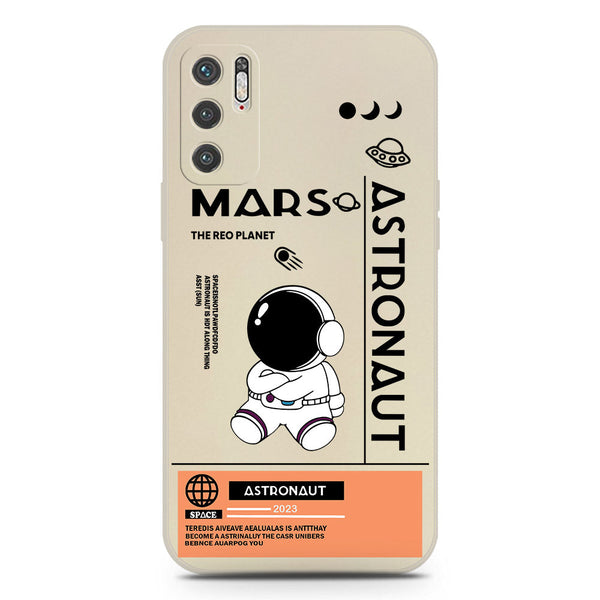 Astronaut Series Soft Phone Case - Silica Gel Case - Offwhite - Xiaomi Redmi Note 10 5G