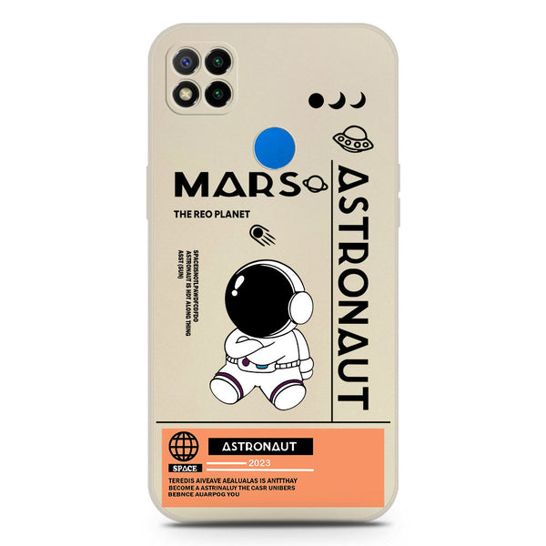 Astronaut Series Soft Phone Case - Silica Gel Case - Offwhite - Xiaomi Redmi 10A