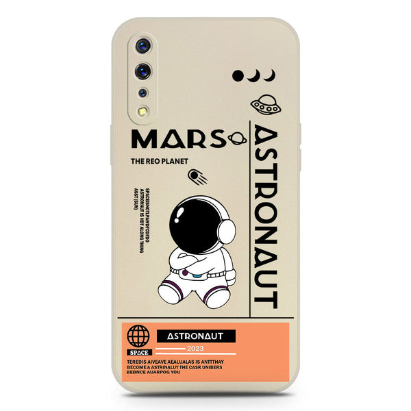 Astronaut Series Soft Phone Case - Silica Gel Case - Offwhite - Vivo S1