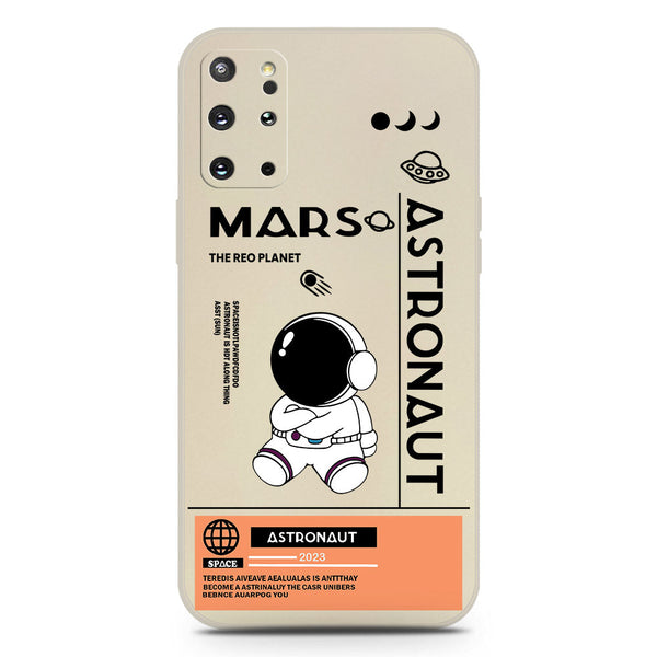 Astronaut Series Soft Phone Case - Silica Gel Case - Offwhite - Samsung Galaxy S20 Plus