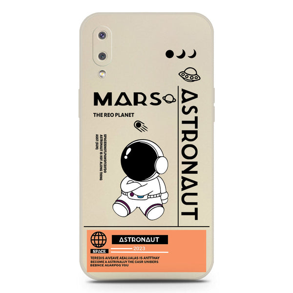 Astronaut Series Soft Phone Case - Silica Gel Case - Offwhite - Samsung Galaxy M02