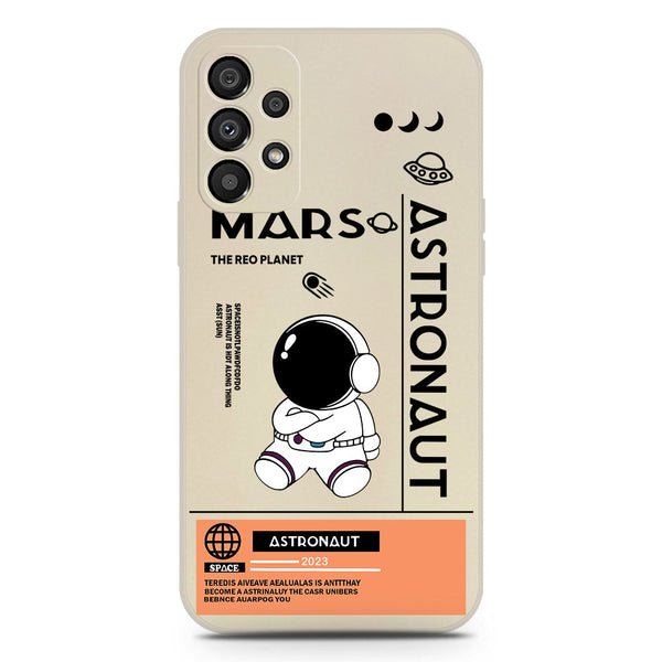 Astronaut Series Soft Phone Case - Silica Gel Case - Offwhite - Samsung Galaxy A33 5G