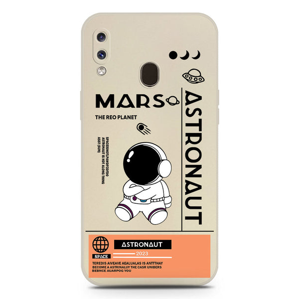 Astronaut Series Soft Phone Case - Silica Gel Case - Offwhite - Samsung Galaxy A30