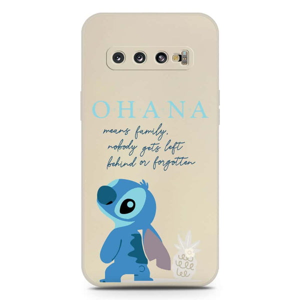 Cool Character Design Soft Phone Case - Silica Gel Case - Offwhite - Samsung Galaxy S10