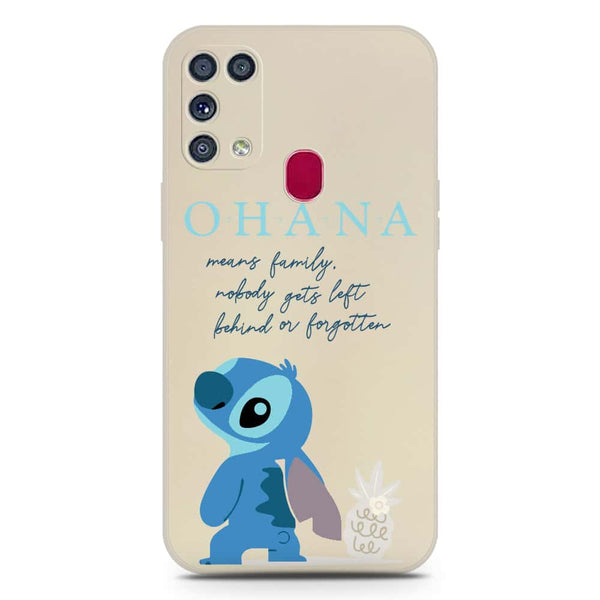 Cool Character Design Soft Phone Case - Silica Gel Case - Offwhite - Samsung Galaxy M31