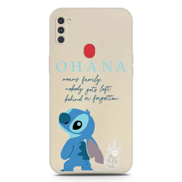 Cool Character Design Soft Phone Case - Silica Gel Case - Offwhite - Samsung Galaxy A11