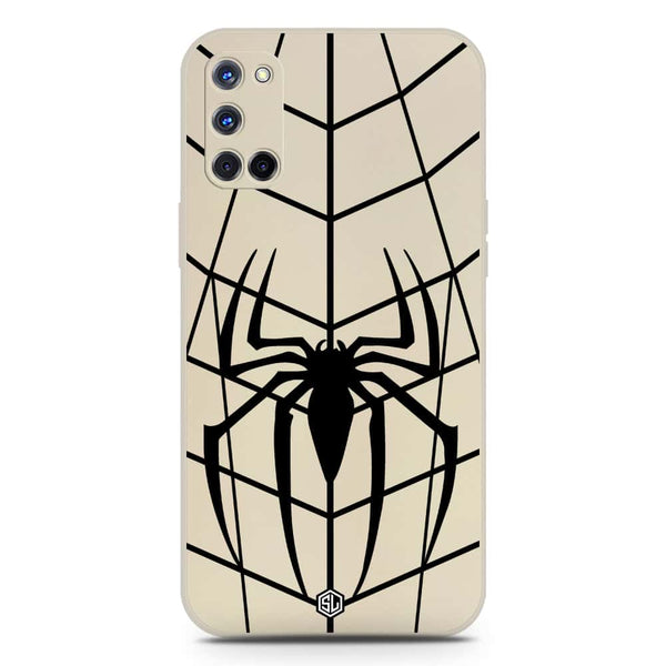 X-Spider Design Soft Phone Case - Silica Gel Case - Offwhite - Oppo A52