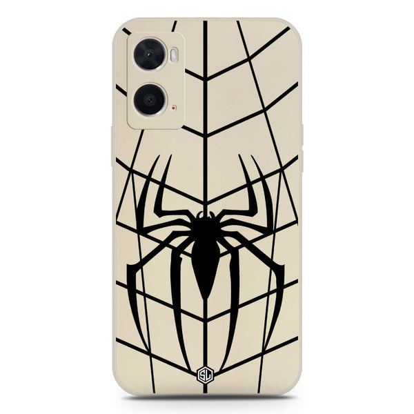 X-Spider Design Soft Phone Case - Silica Gel Case - Offwhite - Oppo A36