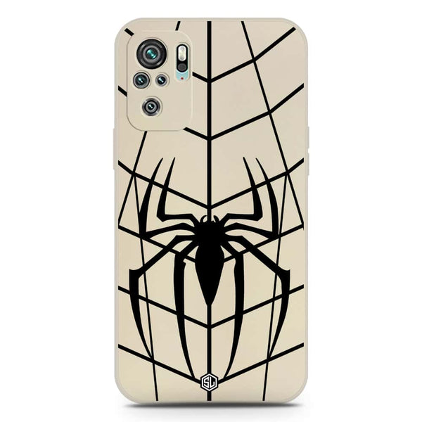 X-Spider Design Soft Phone Case - Silica Gel Case - Offwhite - Xiaomi Redmi Note 10S