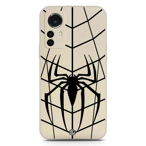 X-Spider Design Soft Phone Case - Silica Gel Case - Offwhite - Xiaomi 12