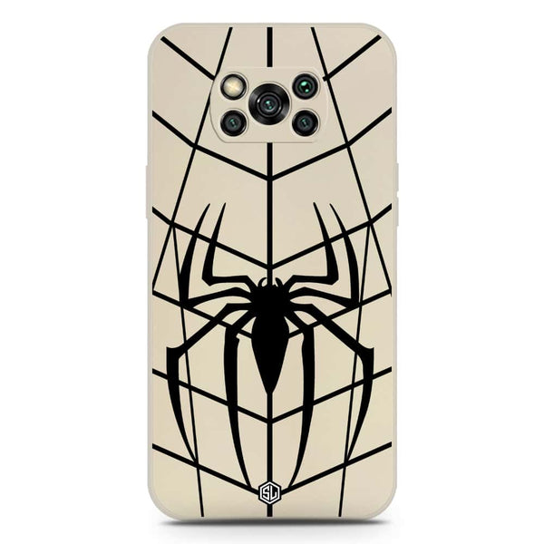 X-Spider Design Soft Phone Case - Silica Gel Case - Offwhite - Xiaomi Poco X3