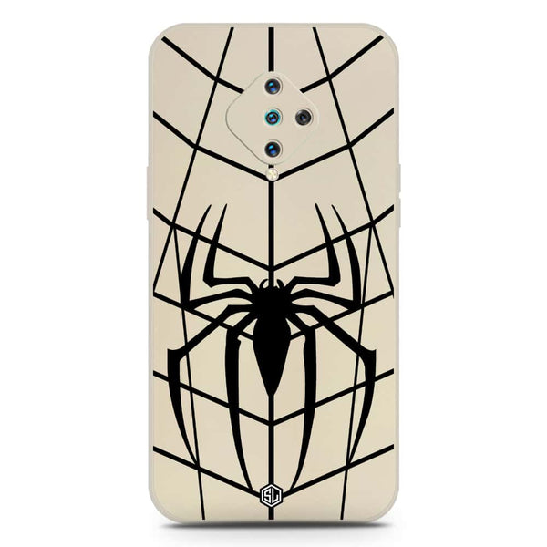 X-Spider Design Soft Phone Case - Silica Gel Case - Offwhite - Vivo Y51 (2020 September)
