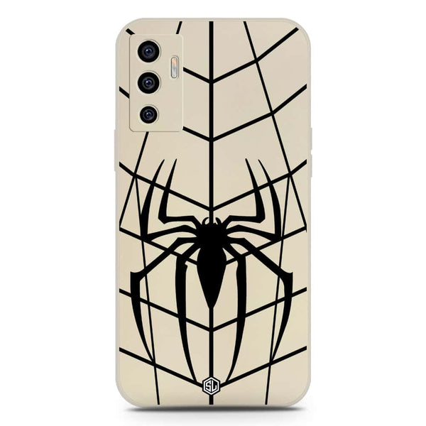 X-Spider Design Soft Phone Case - Silica Gel Case - Offwhite - Vivo S10e