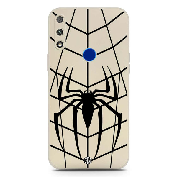 X-Spider Design Soft Phone Case - Silica Gel Case - Offwhite - Honor 9X