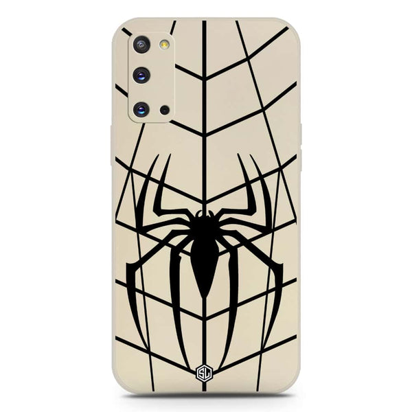 X-Spider Design Soft Phone Case - Silica Gel Case - Offwhite - Samsung Galaxy S20