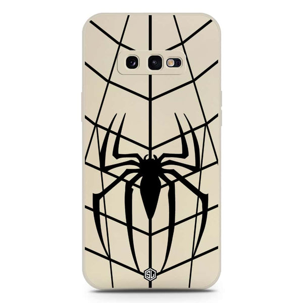 X-Spider Design Soft Phone Case - Silica Gel Case - Offwhite - Samsung Galaxy S10e