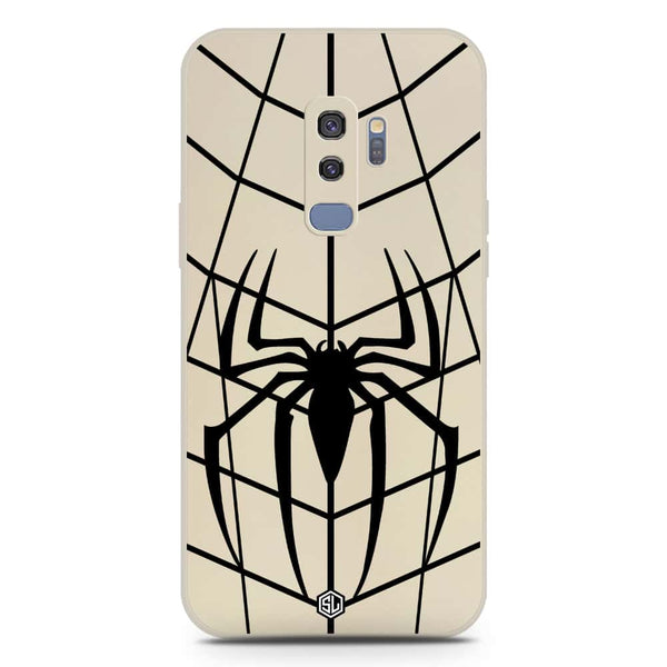 X-Spider Design Soft Phone Case - Silica Gel Case - Offwhite - Samsung Galaxy S9 Plus