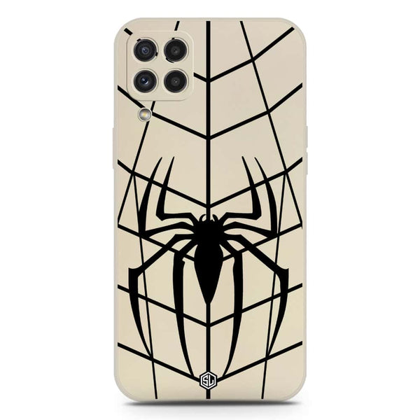 X-Spider Design Soft Phone Case - Silica Gel Case - Offwhite - Samsung Galaxy M22