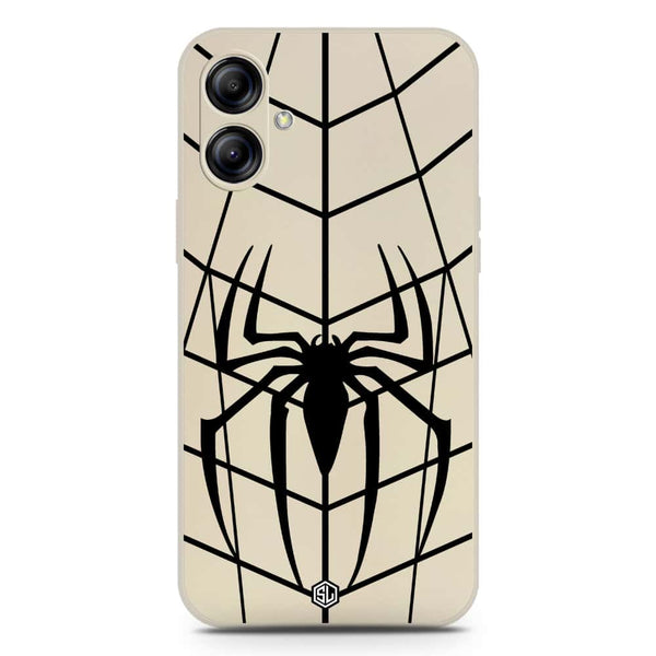 X-Spider Design Soft Phone Case - Silica Gel Case - Offwhite - Samsung Galaxy M04 4G