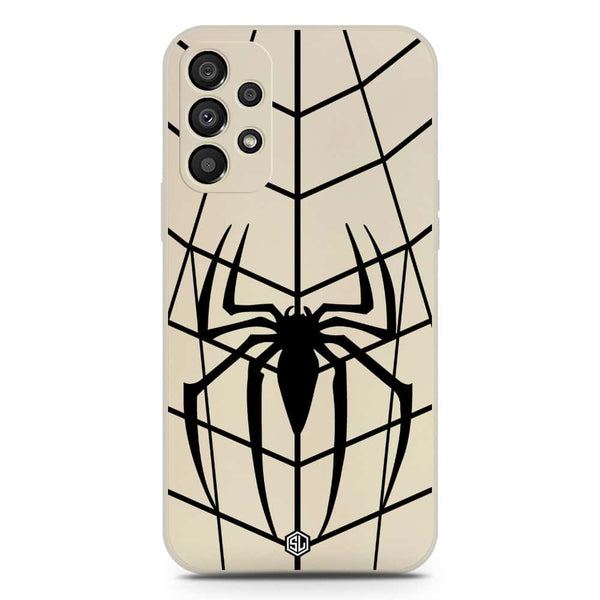 X-Spider Design Soft Phone Case - Silica Gel Case - Offwhite - Samsung Galaxy A33 5G