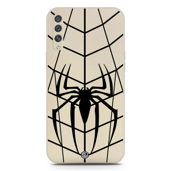 X-Spider Design Soft Phone Case - Silica Gel Case - Offwhite - Samsung Galaxy A30s