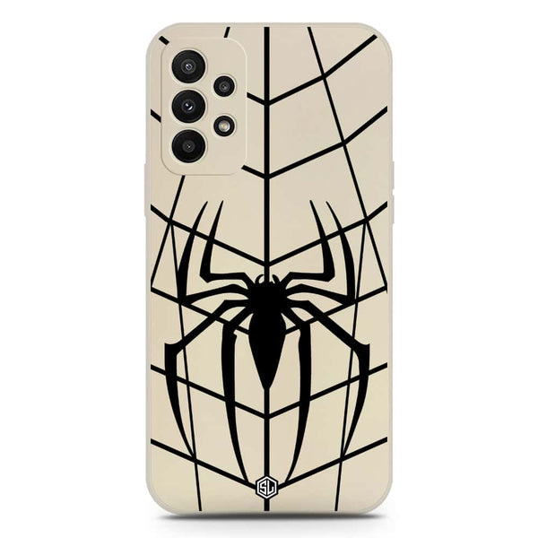 X-Spider Design Soft Phone Case - Silica Gel Case - Offwhite - Samsung Galaxy A23