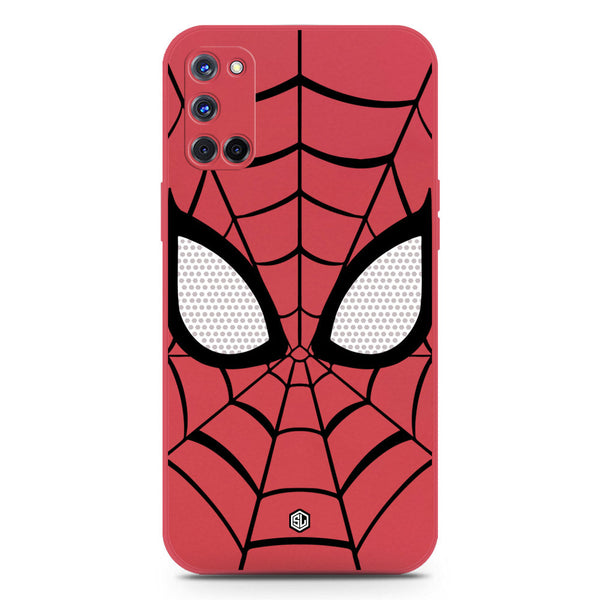 Cool Spider Design Soft Phone Case - Silica Gel Case - Red - Oppo A72