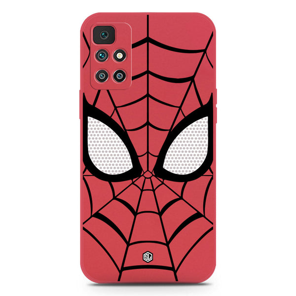 Cool Spider Design Soft Phone Case - Silica Gel Case - Red - Xiaomi Redmi 10 2022