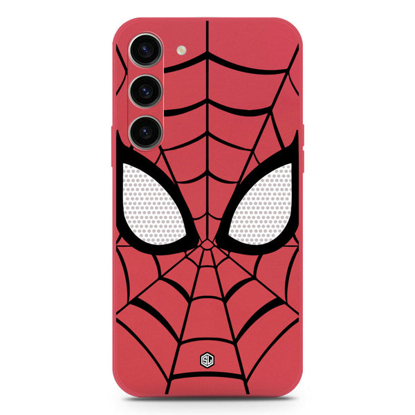 Cool Spider Design Soft Phone Case - Silica Gel Case - Red - Samsung Galaxy S23 5G